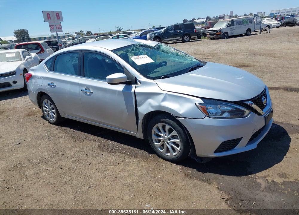 2018 NISSAN SENTRA SV VIN: 3N1AB7AP7JY278505