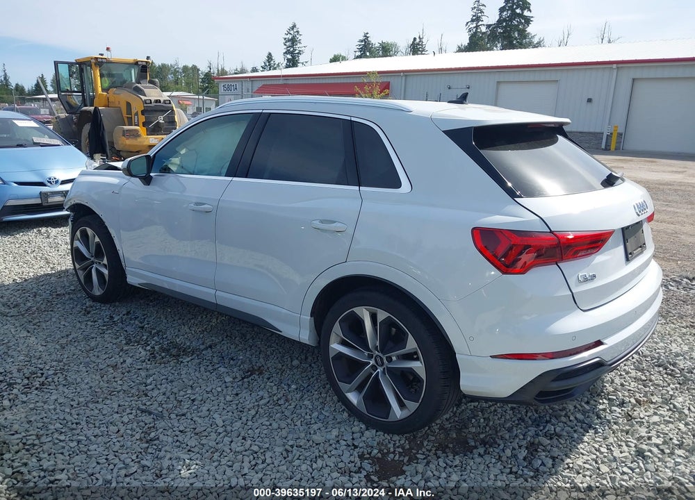 2019 AUDI Q3 2.0T S LINE PREMIUM VIN: WA1FECF33K1080058