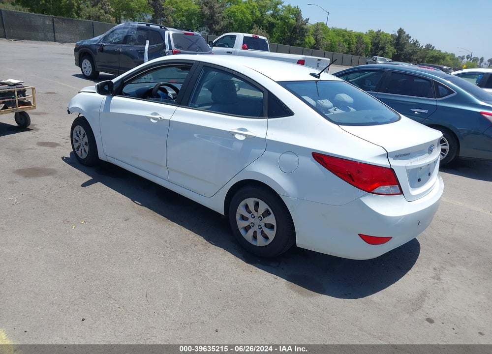 2016 HYUNDAI ACCENT SE VIN: KMHCT4AE8GU107723