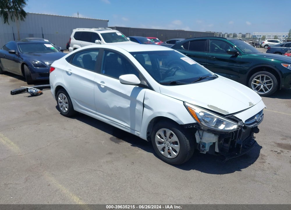 2016 HYUNDAI ACCENT SE VIN: KMHCT4AE8GU107723