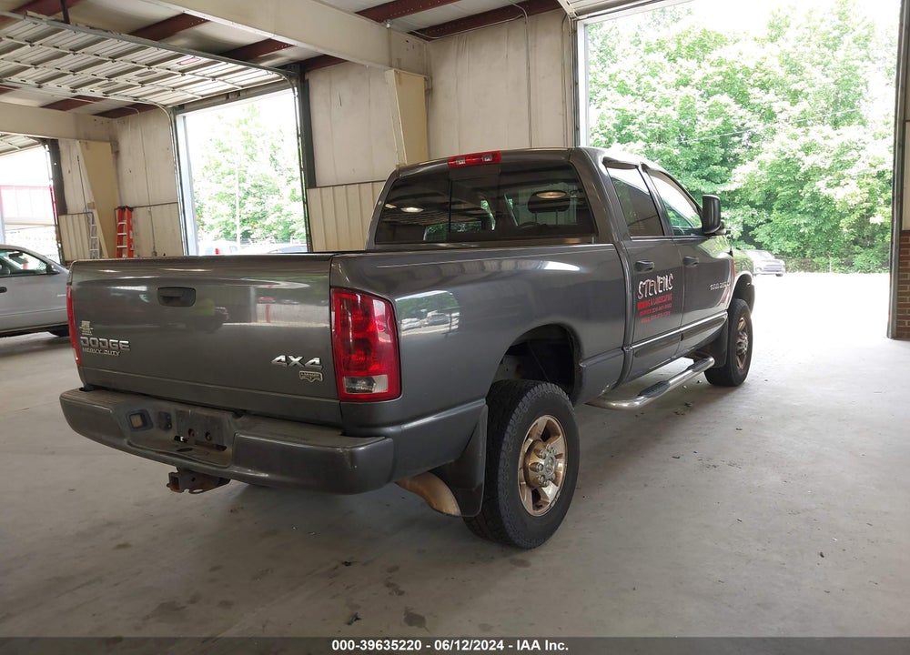 2004 DODGE RAM 2500 SLT/LARAMIE VIN: 3D7KU28C84G231386