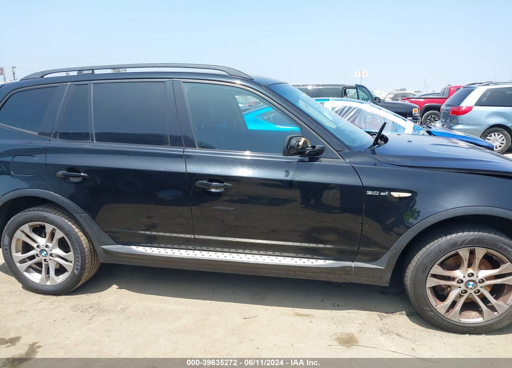 2008 BMW X3 3.0SI VIN: WBXPC93498WJ13398
