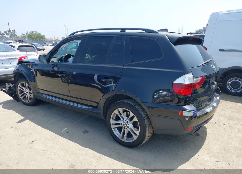 2008 BMW X3 3.0SI VIN: WBXPC93498WJ13398