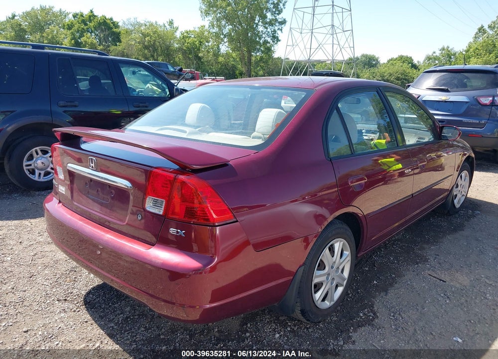 2003 HONDA CIVIC EX VIN: 2HGES26743H576515