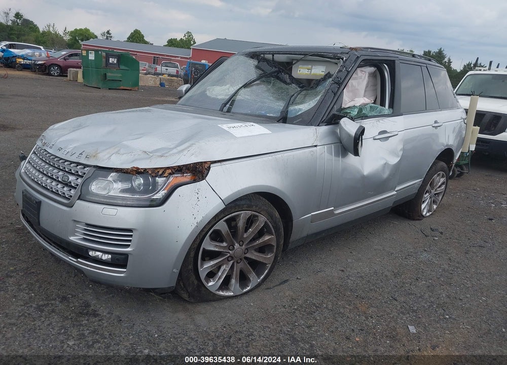 2016 LAND ROVER RANGE ROVER 3.0L V6 TURBOCHARGED DIESEL HSE TD6 VIN: SALGS2KF4GA249906