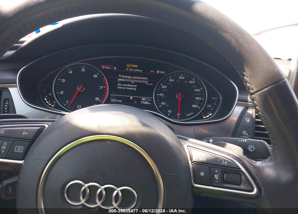 2014 AUDI A6 3.0T PREMIUM PLUS VIN: WAUFGAFC5EN100616