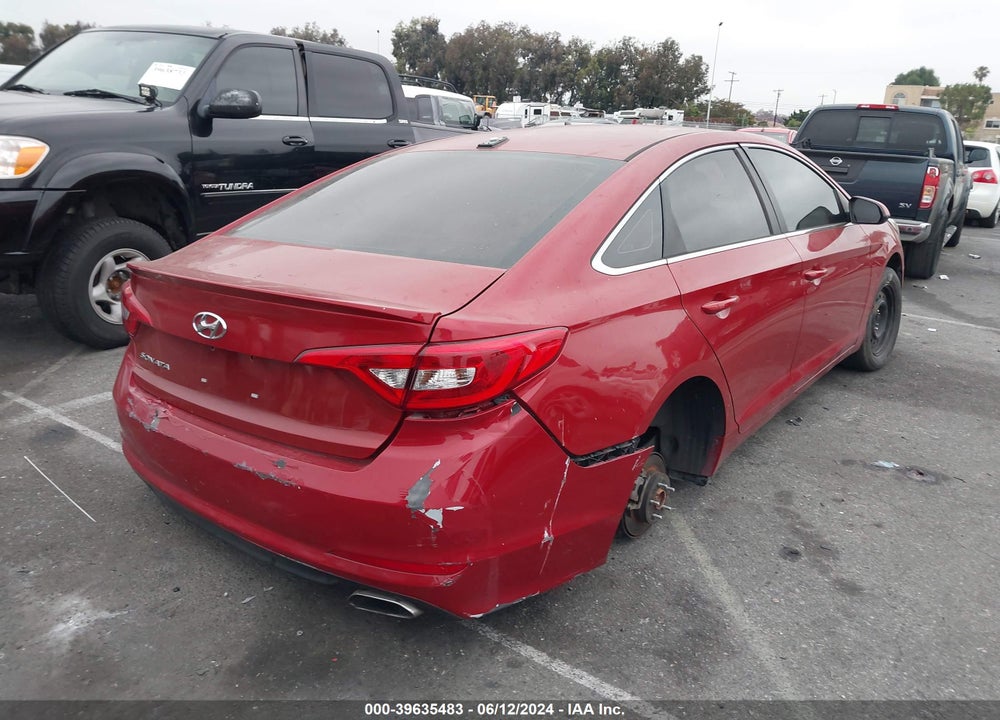 2017 HYUNDAI SONATA VIN: 5NPE24AF7HH496441