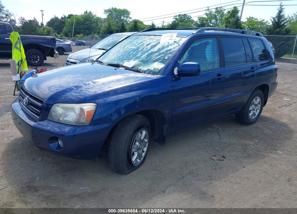 2005 TOYOTA HIGHLANDER V6 VIN: JTEEP21A150117416