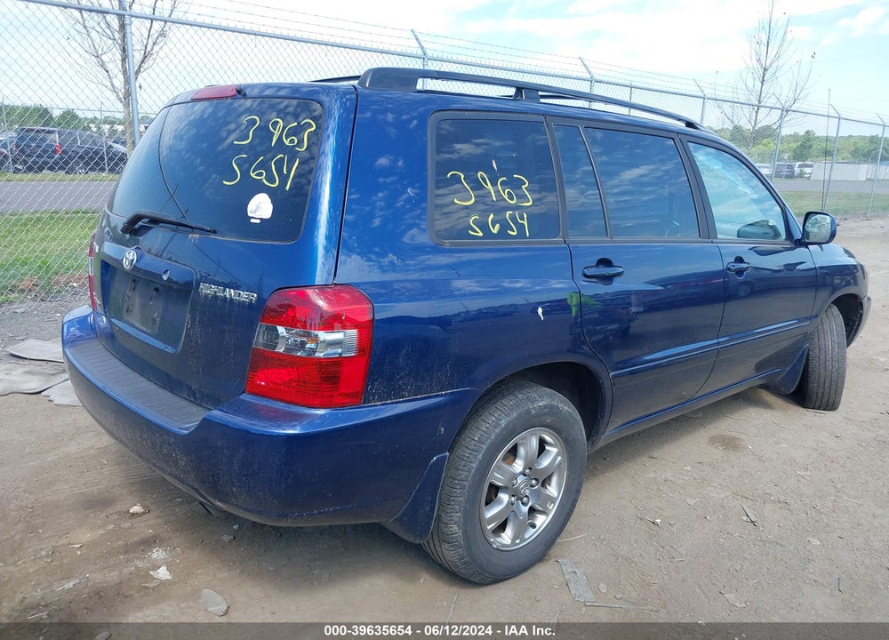 2005 TOYOTA HIGHLANDER V6 VIN: JTEEP21A150117416