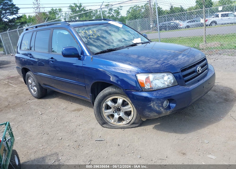 2005 TOYOTA HIGHLANDER V6 VIN: JTEEP21A150117416
