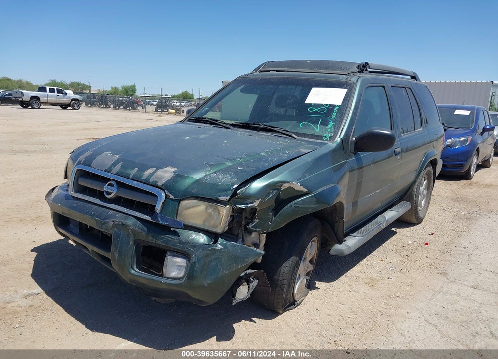 2002 NISSAN PATHFINDER VIN: JN8DR09X32W659539