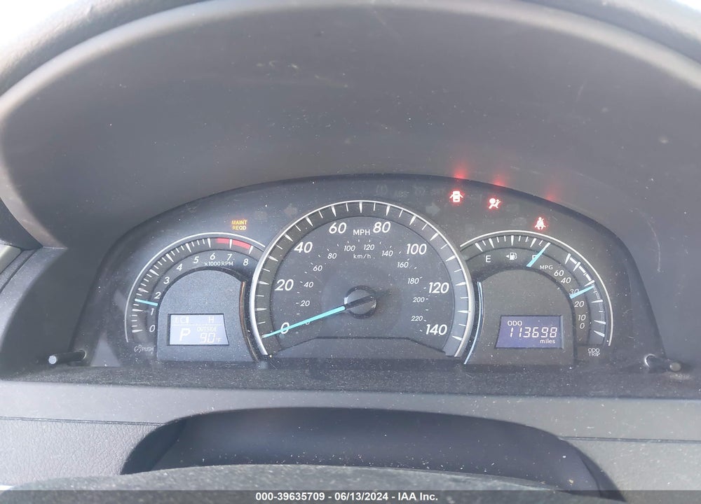 2013 TOYOTA CAMRY VIN: 4T1BF1FK2DU255362