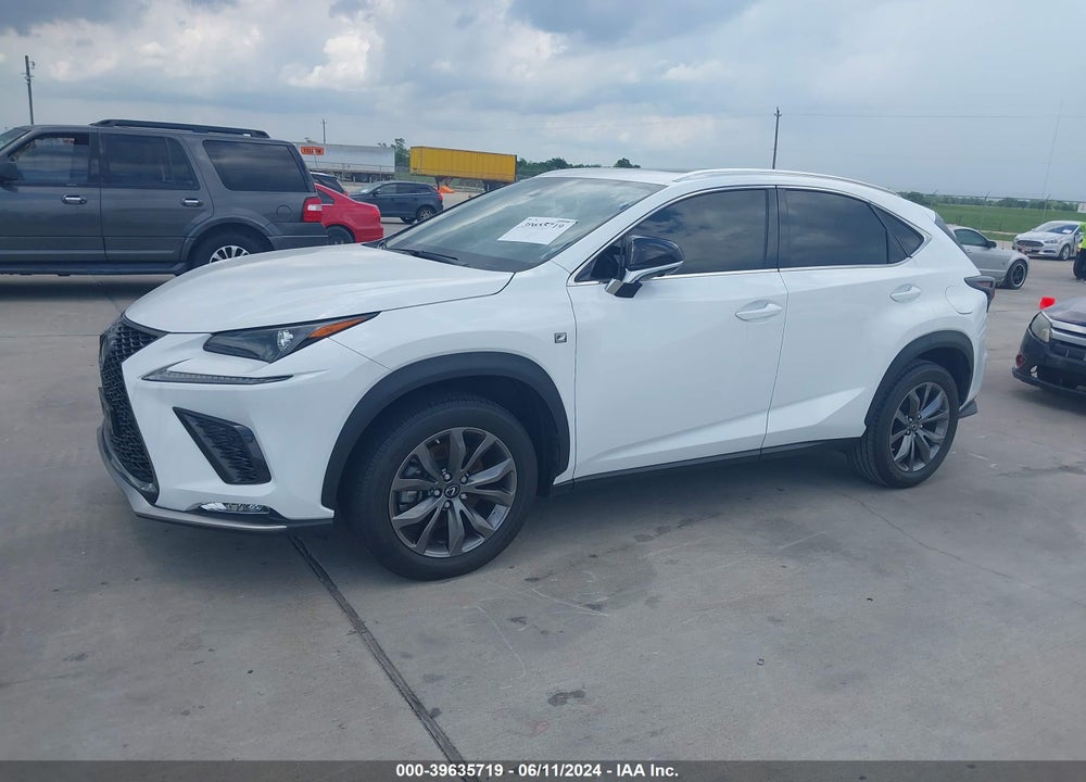 2021 LEXUS NX 300 F-SPORT VIN: JTJSARBZ8M2202131
