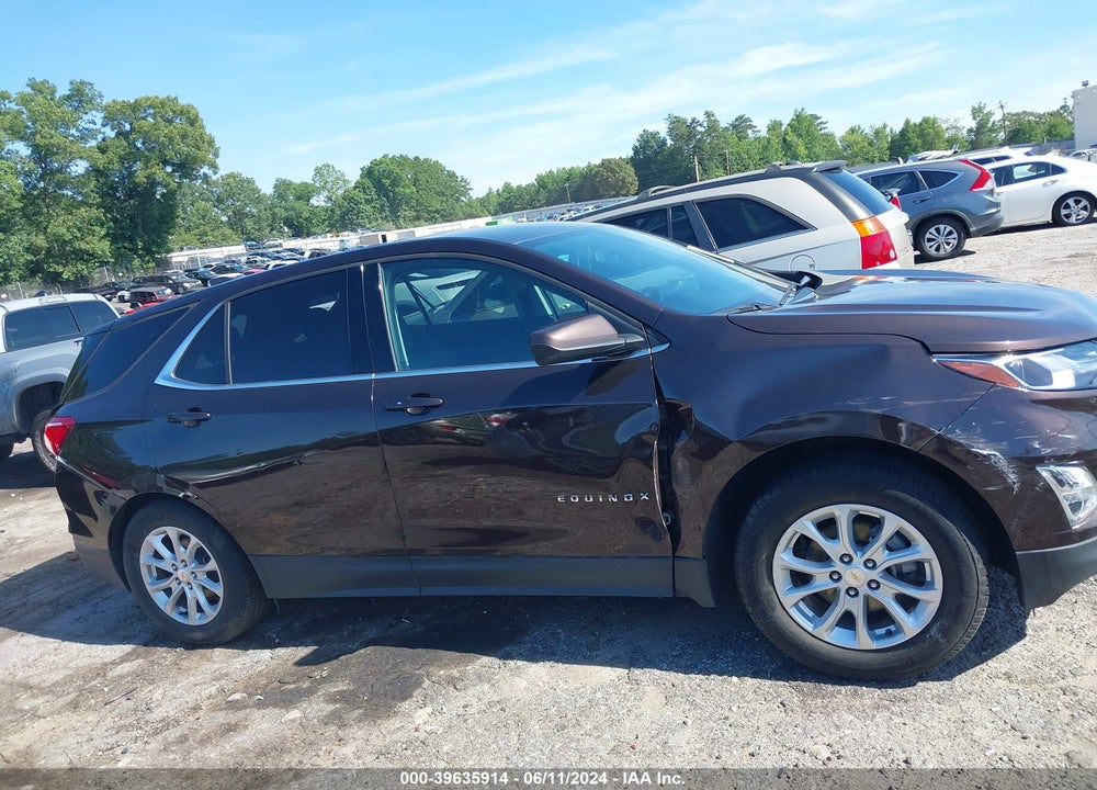 2020 CHEVROLET EQUINOX FWD LT 1.5L TURBO VIN: 2GNAXKEV2L6112415