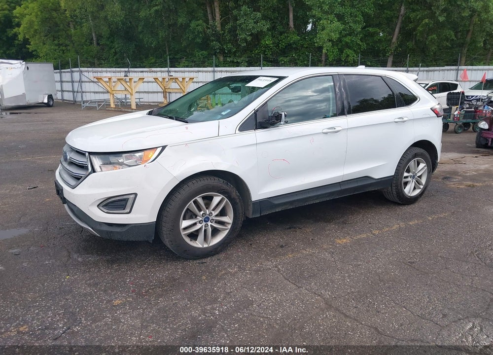 2015 FORD EDGE SEL VIN: 2FMTK3J98FBB14093