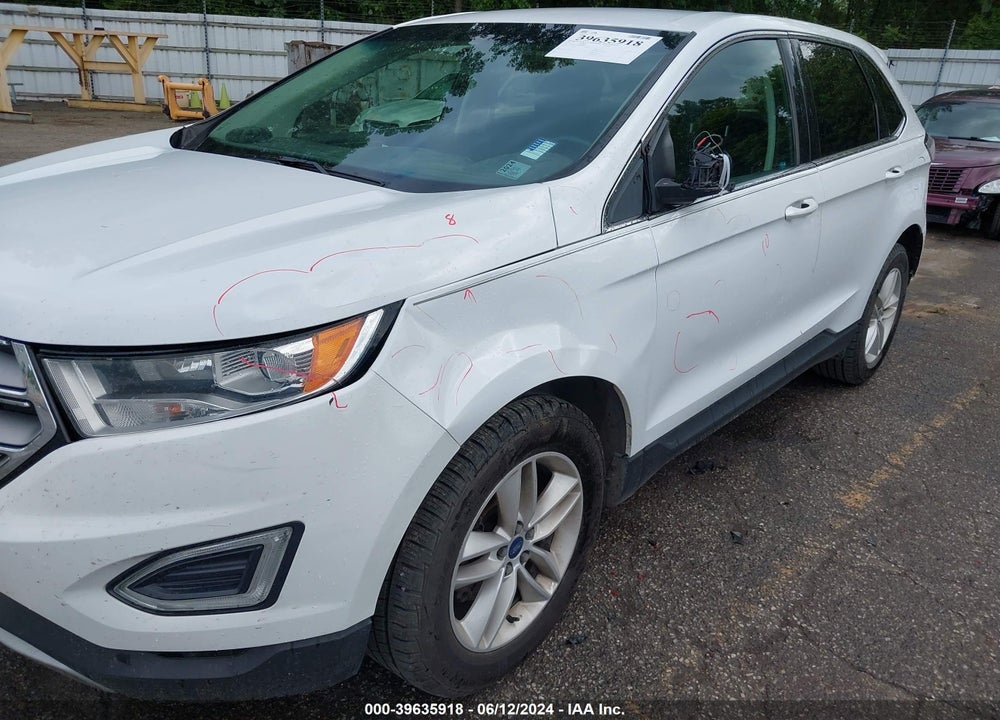 2015 FORD EDGE SEL VIN: 2FMTK3J98FBB14093
