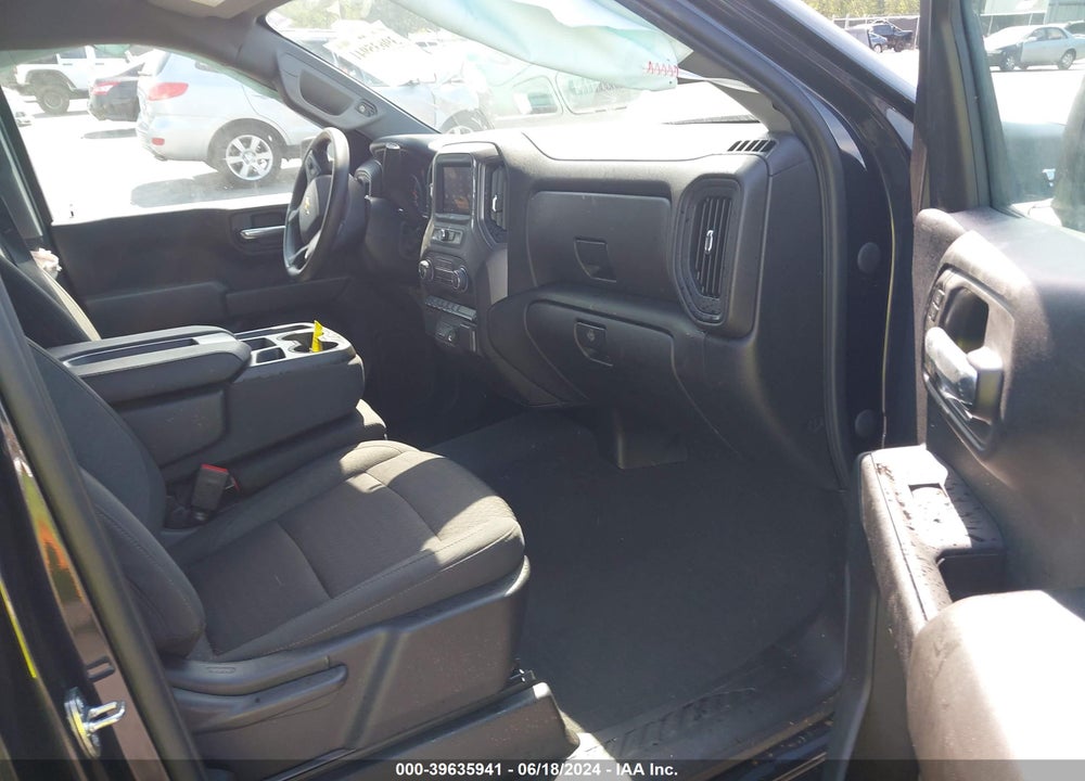 2022 CHEVROLET SILVERADO 1500 4WD SHORT BED CUSTOM VIN: 1GCPDBEK0NZ641242