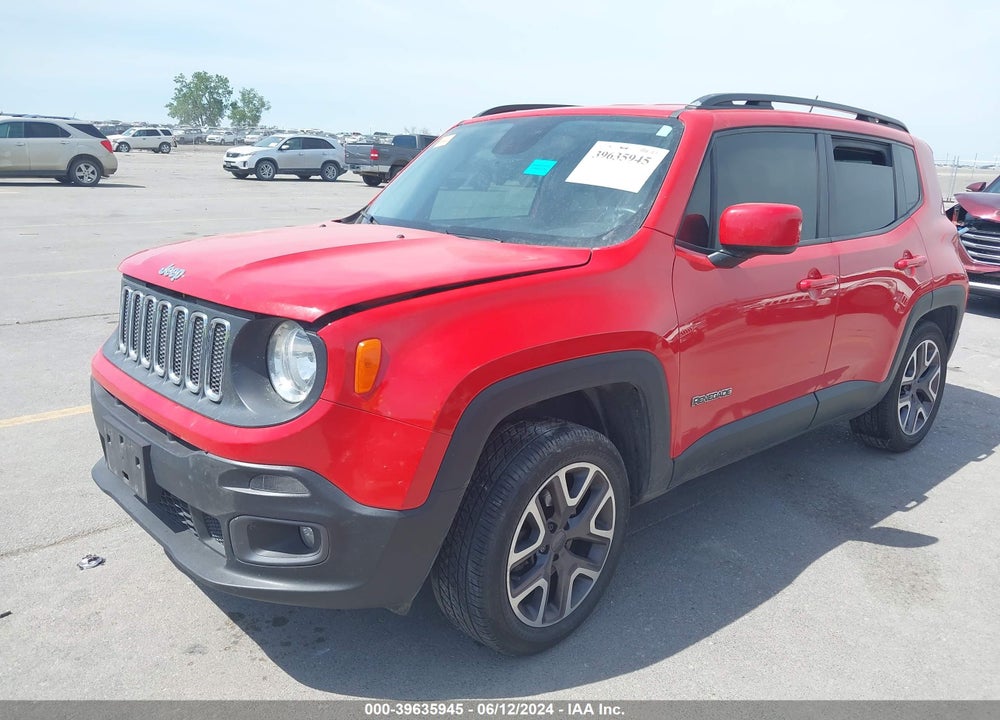 2015 JEEP RENEGADE LATITUDE VIN: ZACCJBBT4FPB32825
