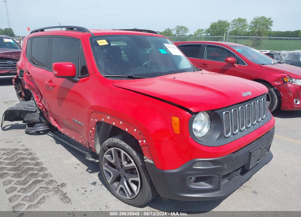 2015 JEEP RENEGADE LATITUDE VIN: ZACCJBBT4FPB32825