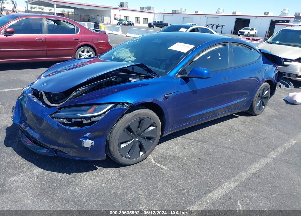 2024 TESLA MODEL 3 REAR-WHEEL DRIVE VIN: 5YJ3E1EAXRF743611