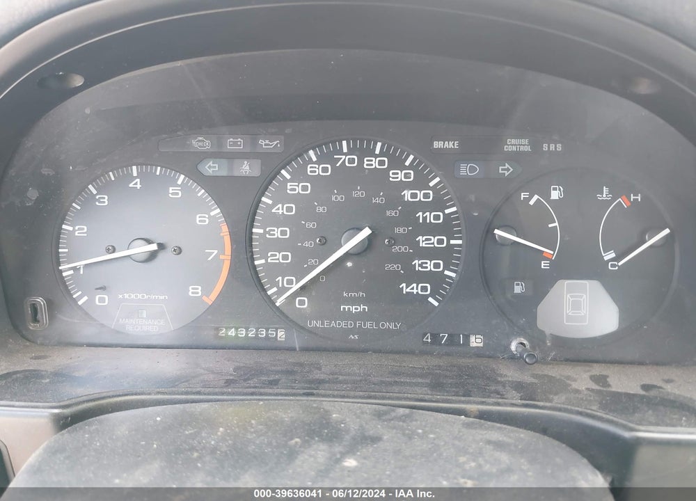 1992 HONDA ACCORD LX VIN: 1HGCB9755NA012791
