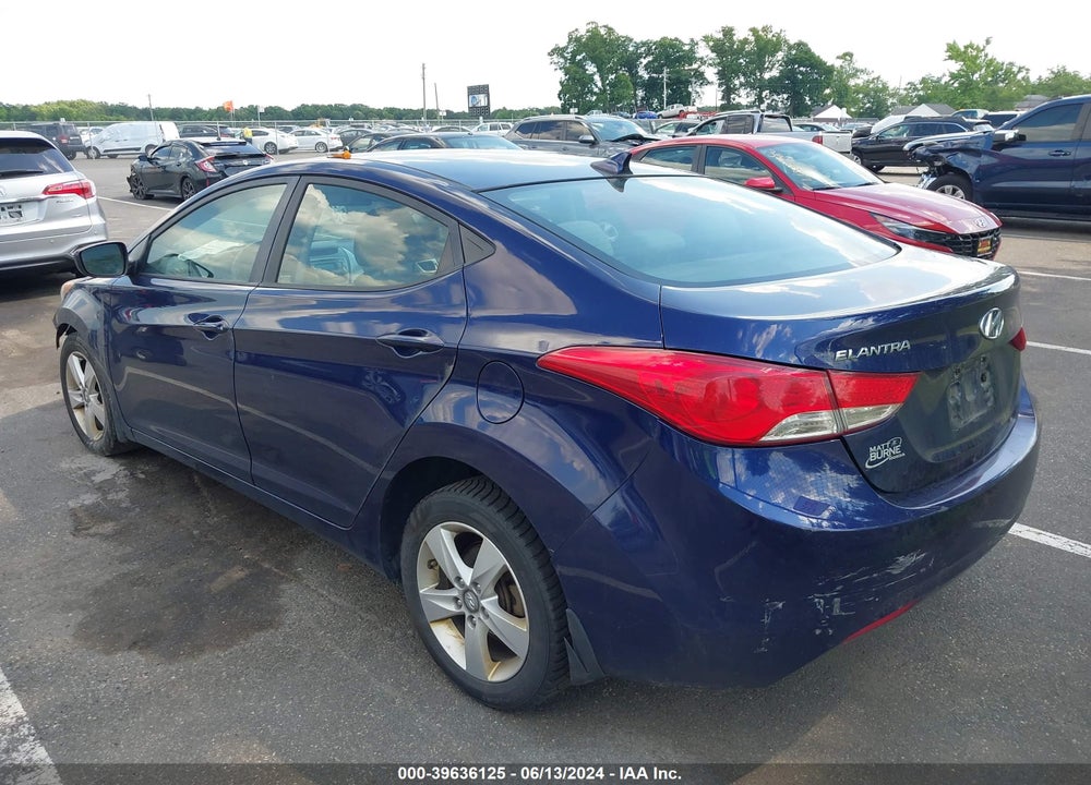 2013 HYUNDAI ELANTRA GLS VIN: 5NPDH4AE5DH296119