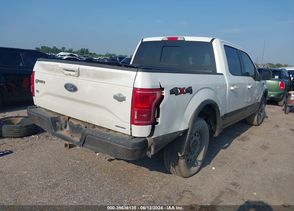 2015 FORD F-150 KING RANCH VIN: 1FTEW1EF8FFA87630