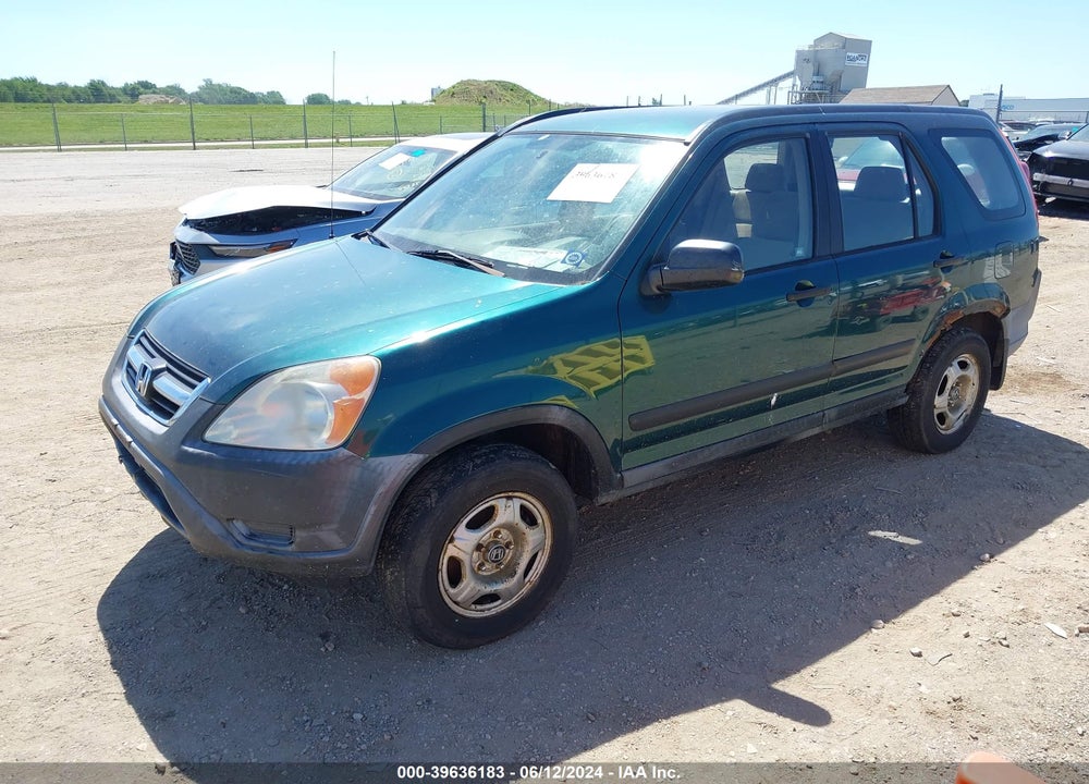 2002 HONDA CR-V LX VIN: JHLRD78432C030786
