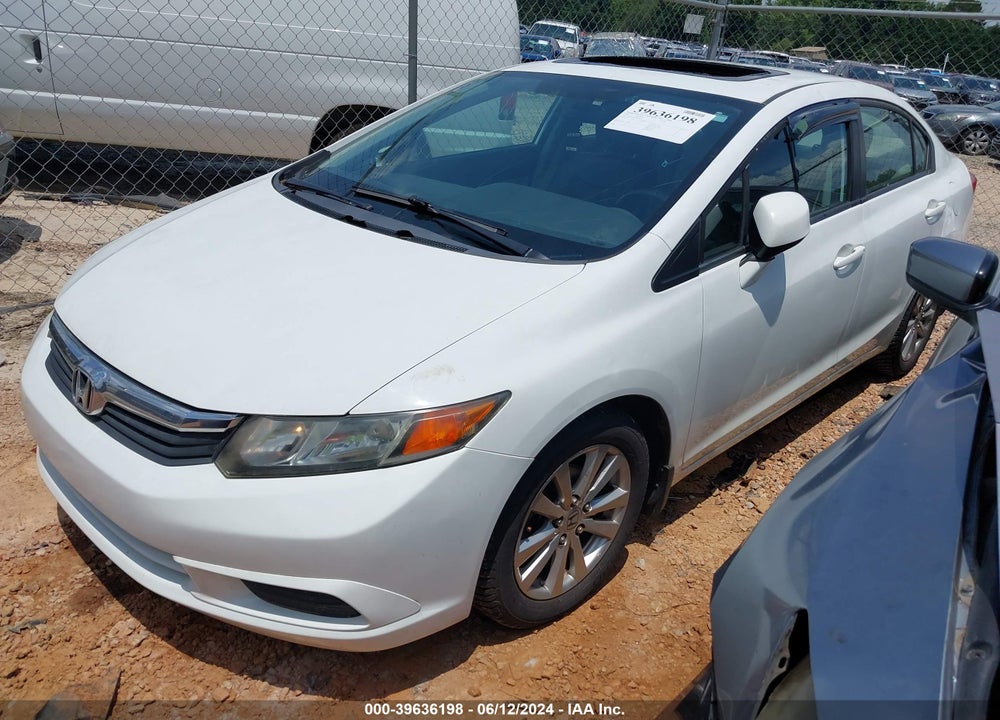 2012 HONDA CIVIC EX VIN: 19XFB2F86CE006037