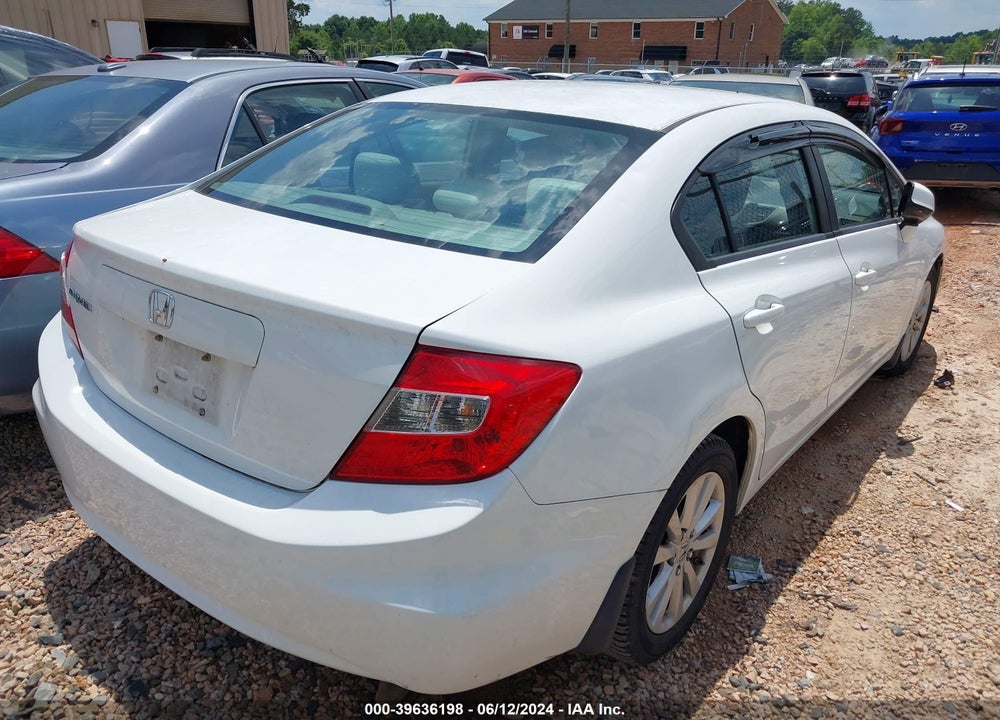 2012 HONDA CIVIC EX VIN: 19XFB2F86CE006037