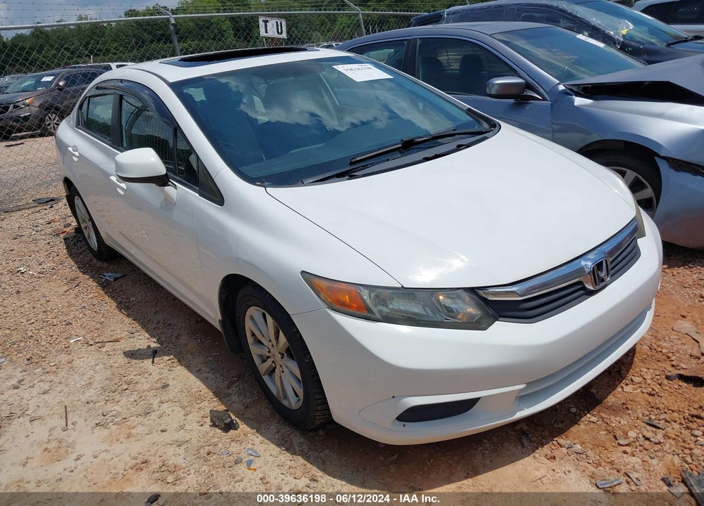 2012 HONDA CIVIC EX VIN: 19XFB2F86CE006037