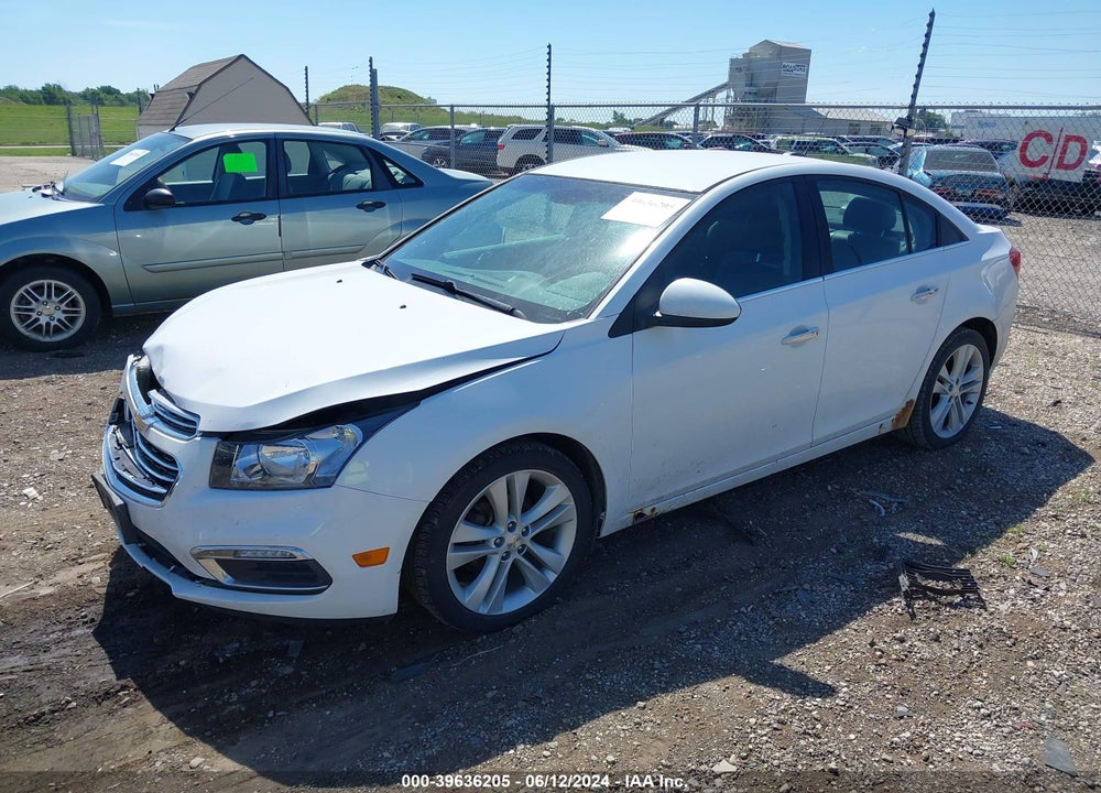 2016 CHEVROLET CRUZE LIMITED LTZ AUTO VIN: 1G1PG5SB0G7225602