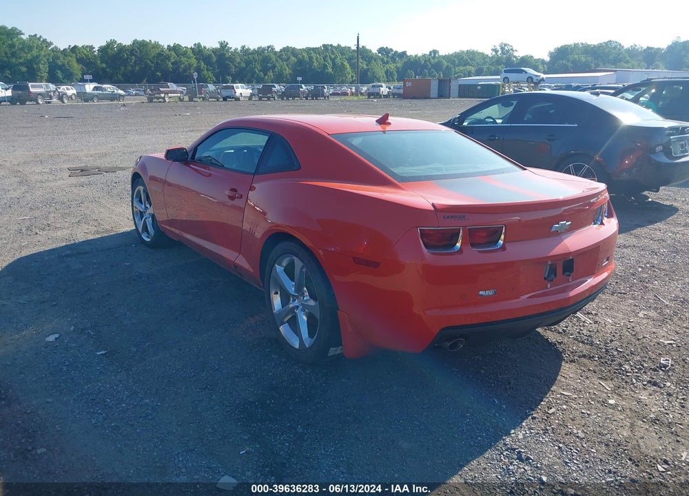 2013 CHEVROLET CAMARO 2LT VIN: 2G1FG1E37D9117478