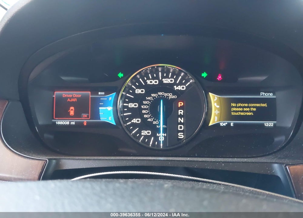 2013 FORD EDGE LIMITED VIN: 2FMDK4KC0DBC03285