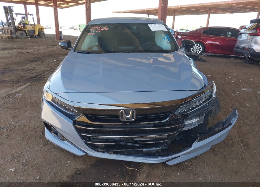 2021 HONDA ACCORD SPORT VIN: 1HGCV1F38MA124007