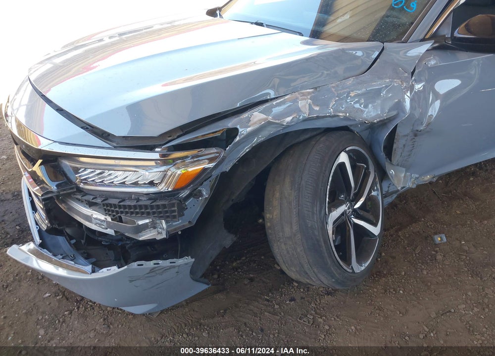 2021 HONDA ACCORD SPORT VIN: 1HGCV1F38MA124007
