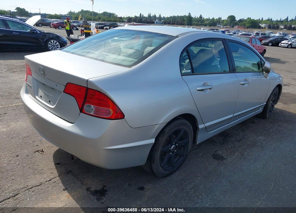 2006 HONDA CIVIC LX VIN: 1HGFA16596L066524