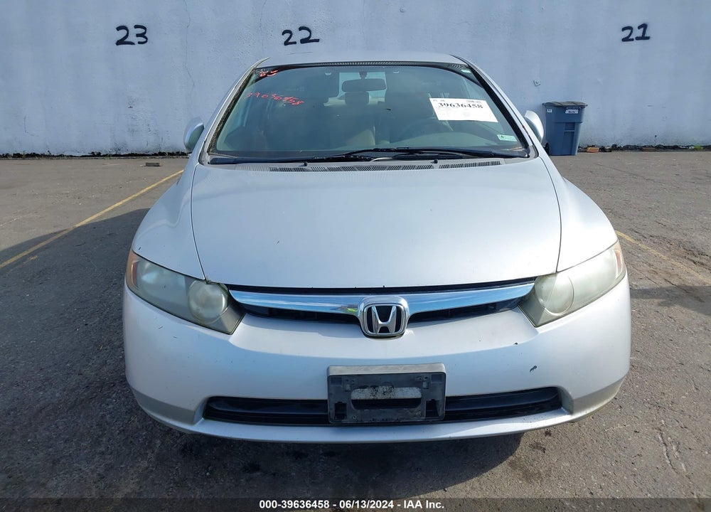 2006 HONDA CIVIC LX VIN: 1HGFA16596L066524