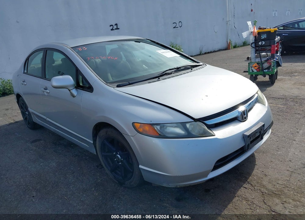 2006 HONDA CIVIC LX VIN: 1HGFA16596L066524