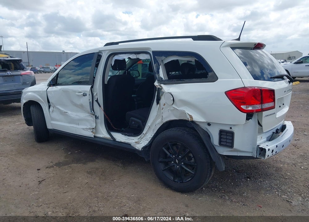 2019 DODGE JOURNEY SE VIN: 3C4PDCBB8KT848488
