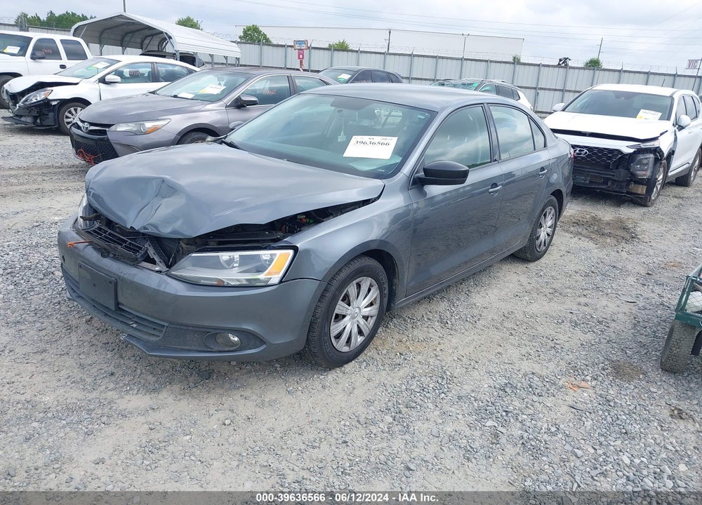 2014 VOLKSWAGEN JETTA 2.0L S VIN: 3VW2K7AJ8EM252552