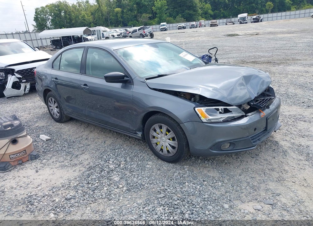 2014 VOLKSWAGEN JETTA 2.0L S VIN: 3VW2K7AJ8EM252552