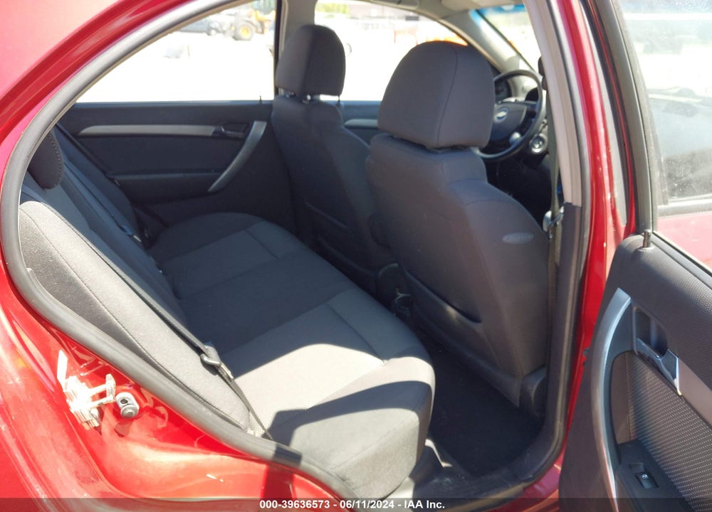2009 CHEVROLET AVEO LT VIN: KL1TD56E49B608534