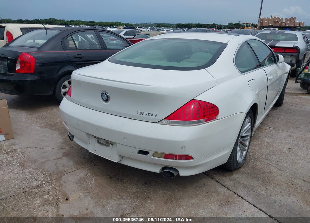 2006 BMW 650I VIN: WBAEH13496CR49506