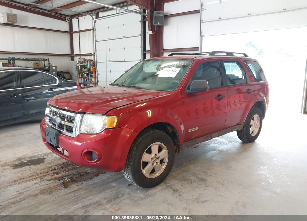 2008 FORD ESCAPE XLS/XLS MANUAL VIN: 1FMCU02Z08KB76572