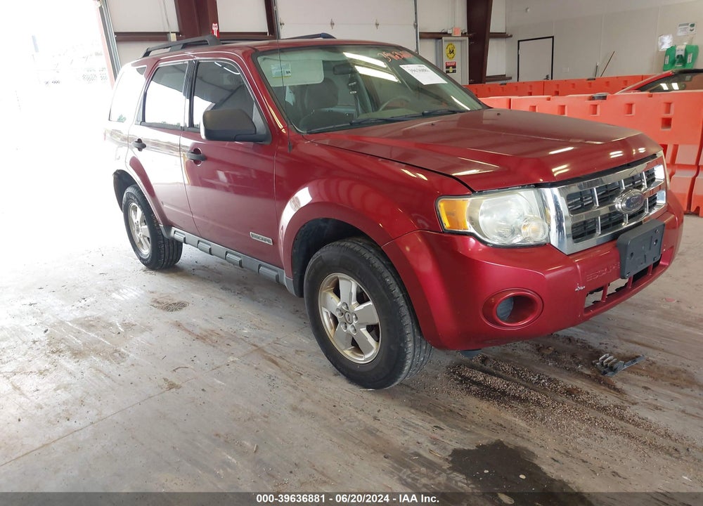 2008 FORD ESCAPE XLS/XLS MANUAL VIN: 1FMCU02Z08KB76572