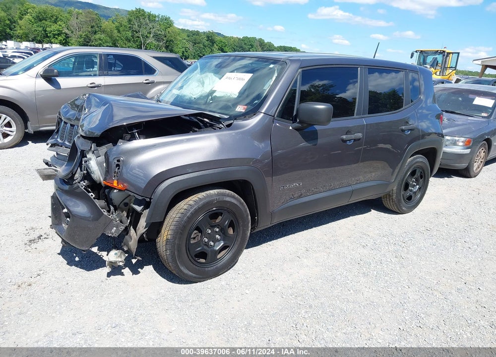2019 JEEP RENEGADE SPORT FWD VIN: ZACNJAAB6KPK13408