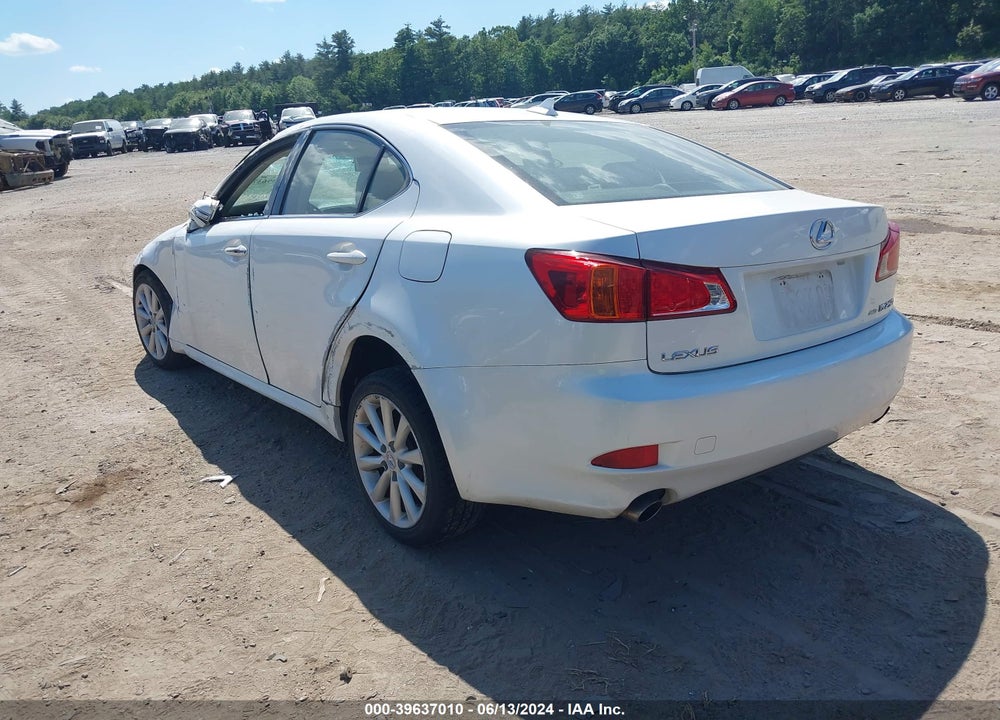 2009 LEXUS IS 250 VIN: JTHCK262995034707