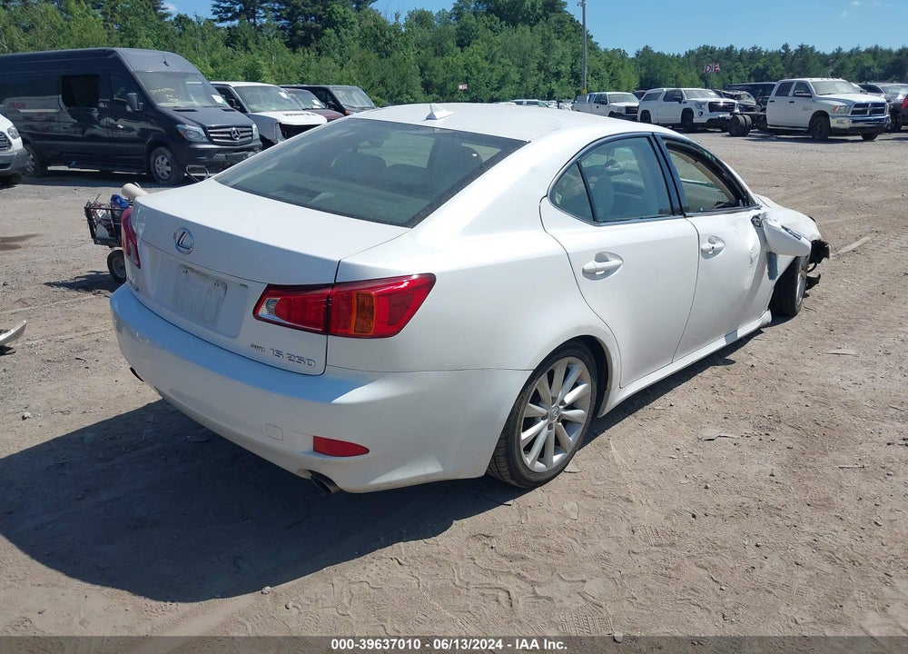 2009 LEXUS IS 250 VIN: JTHCK262995034707