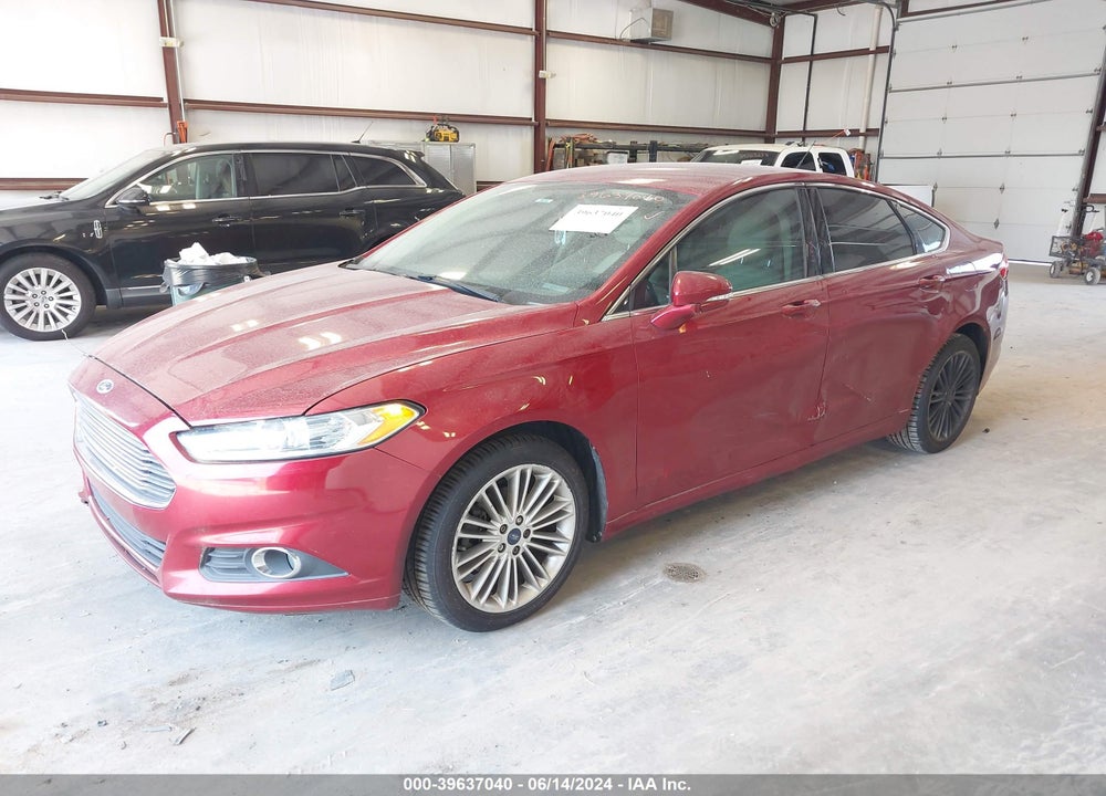 2014 FORD FUSION SE VIN: 3FA6P0HDXER162891